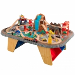   KidKraft Waterfall Junction Train Set and Table, 17498