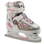 Раздвижные коньки SFR Softboot Ice Skate, розовый, размеры 37-40,6