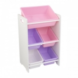 Мебель для хранения игрушек KidKraft 15473 (5 полочек), сирен/розовый