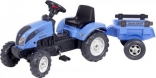 Дитячий трактор на педалях з причепом Falk 2050C Landini (колір - синій)